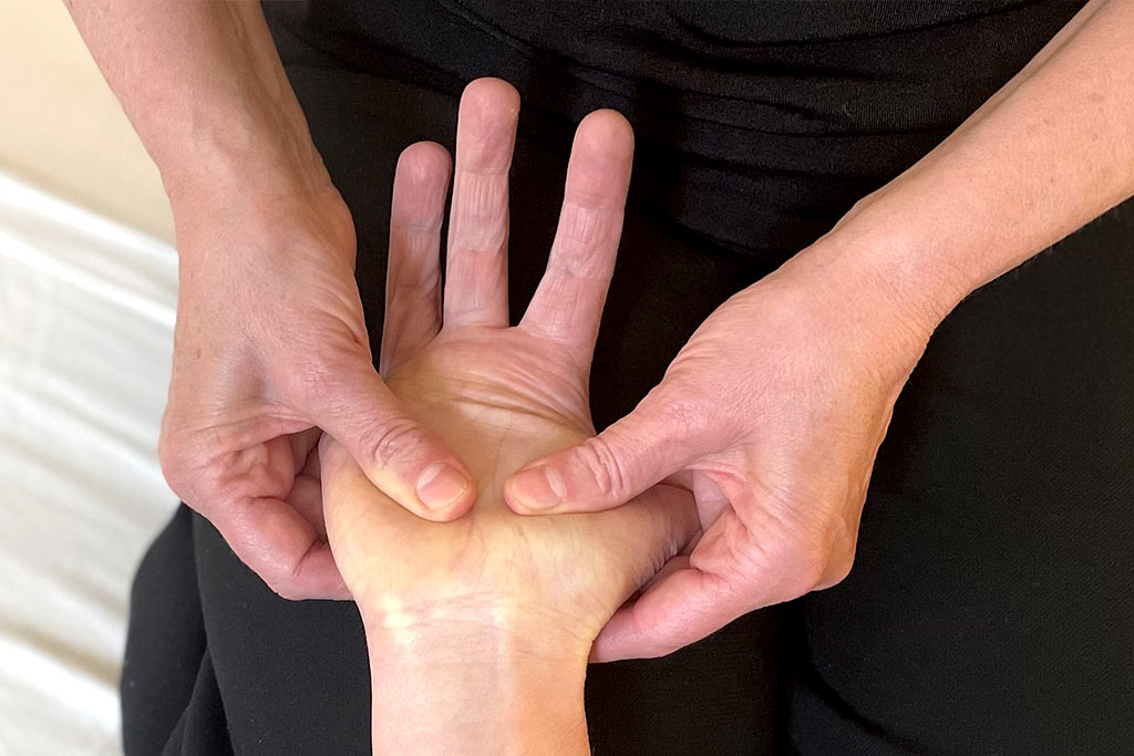 shiatsu therapie hand